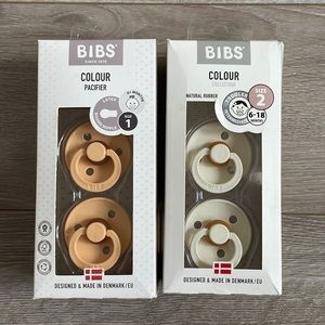 BIBS Pacifiers, Size 1 & 2